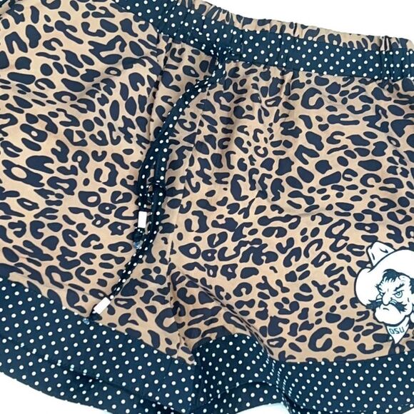 Gameday Couture womens leopard print Oklahoma State shorts size S - Picture 4 of 5